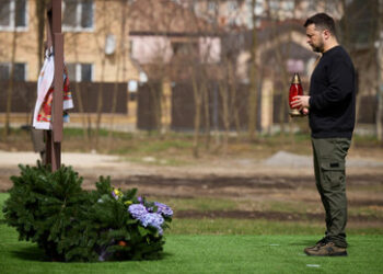 Moskau: Selenskij wird als blutigster Präsident der Ukraine in die Geschichte eingehen