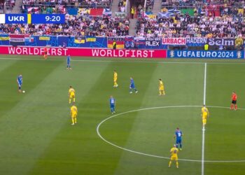 EM 2024: "Gebt uns die Wahlen zurück!" – Ukrainisches Banner sorgt für Aufsehen und wird entfernt