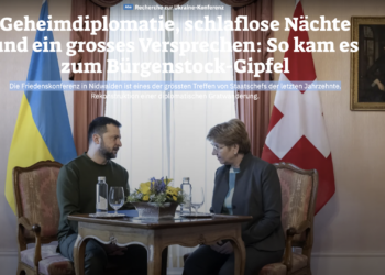 Schweizer Propaganda: "Ukraine-Friedensgipfel ist ein Megaanlass des Jahrzehnts"