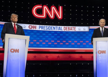 Sieben Mal – Trump und Biden erwähnten Putin während TV-Debatte gleich oft