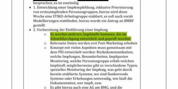 "RKI-Files" belegen: Rede von "Versuchskaninchen" für Impfstoff war kein flapsiger Versprecher