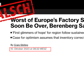 Bloomberg: Scholz scheitert daran, der deutschen Wirtschaft Auftrieb zu geben