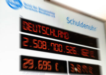 Fast 2,5 Billionen Euro - Deutsche Staatsschulden steigen auf Rekordhoch