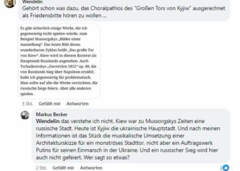 Wird Mussorgskis Meisterwerk zu einer proukrainischen "Friedenshymne" stilisiert?