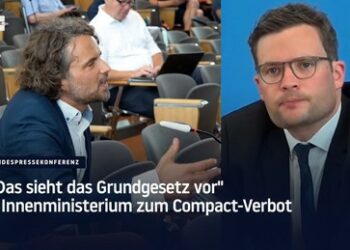 "Das sieht das Grundgesetz vor" – Innenministerium zum Compact-Verbot