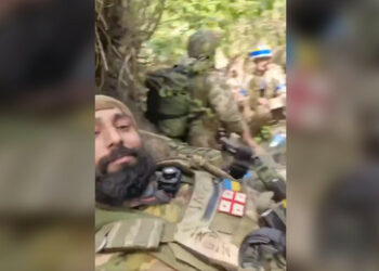 Bericht: Für Kriegsverbrechen berüchtigte Söldner aus Georgien kämpfen in der Region Kursk (Video)