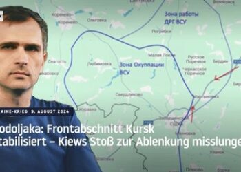Podoljaka: Frontabschnitt Kursk stabilisiert – Kiews Stoß zur Ablenkung misslungen