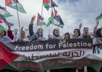 Prügeln, treten, würgen: Deutsche Presse verschweigt Polizeigewalt gegen Palästina-Demonstranten