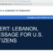 USA und Deutschland alarmieren ihre Bürger: "Libanon verlassen!"