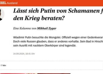 Ist der Chefredakteur des "Spiegel" ein Kannibale?