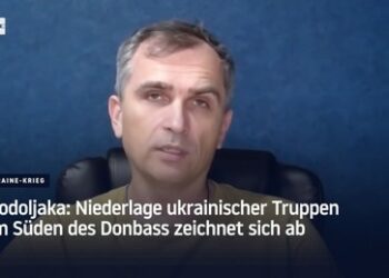 Podoljaka: Niederlage ukrainischer Truppen im Süden des Donbass zeichnet sich ab