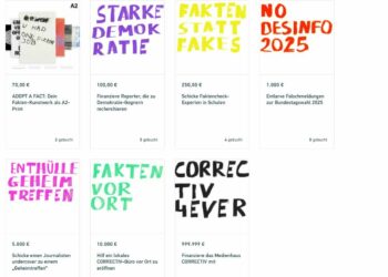 Wegen dokumentierter "Bilanzschulden"? Correctiv bittet Unterstützer um eine Million Euro