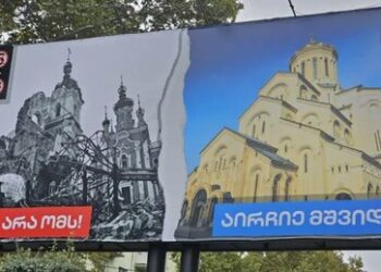 "Wählt Frieden, Nein zum Krieg" – Unterschwellige Kritik des Westens im georgischen Wahlkampf