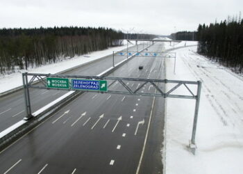 Kalinka auf der M11: Russland bekommt erste musikalische Straßenmarkierung