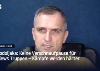 Podoljaka: Keine Verschnaufpause für Kiews Truppen – Kämpfe werden härter