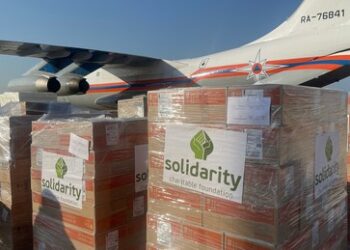 Russland liefert an Libanon 24 Tonnen Hilfsgüter und fliegt russische und weißrussische Bürger aus