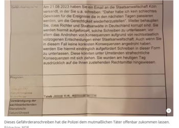 Attentäter von Magdeburg erhielt Gefährderansprache – per Brief