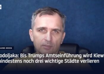 Podoljaka: Bis Trumps Amtseinführung wird Kiew mindestens noch drei wichtige Städte verlieren