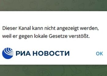Telegram blockiert Kanäle von RIA Nowosti und anderen Medien für europäische Nutzer