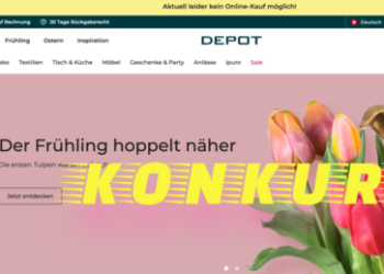 Depot meldet Konkurs: Alle Filialen in der Schweiz schließen