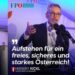 FPÖ demonstriert Optimismus beim Wahlkampfauftakt