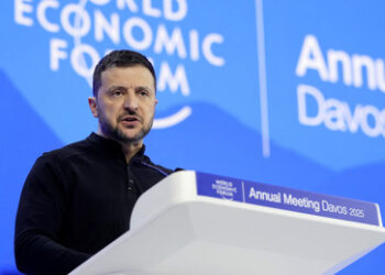 Selenskij in Davos: Alle Welt blickt nach Washington – Europa ist nur Zuschauer