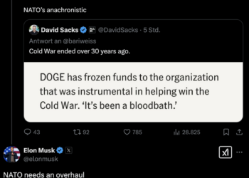 NATO: Musk fordert tiefgreifende Reform des Bündnisses