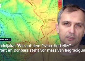 Podoljaka: "Wie auf dem Präsentierteller" – Front im Donbass steht vor massiven Begradigungen