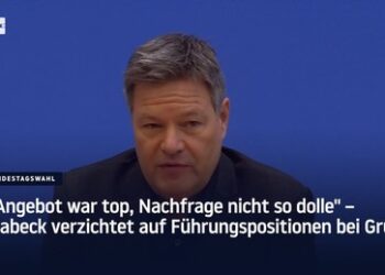 "Angebot war top, Nachfrage nicht so dolle" – Habeck gibt Rückzug bekannt