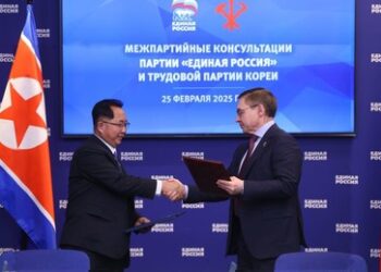 "Einiges Russland" und Arbeiterpartei der DVRK bauen Partnerschaft aus