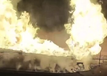 Feuerfackel aus Kursk sichtbar – Gasmessstation bei Sudscha angegriffen