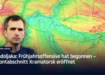 Podoljaka: Frühjahrsoffensive hat begonnen – Frontabschnitt Kramatorsk eröffnet