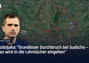 Podoljaka: "Grandioser Durchbruch bei Sudscha – Das wird in die Lehrbücher eingehen"