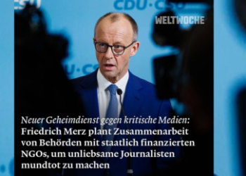 Medienfreiheit in Gefahr: Friedrich Merz plant Kontrolle der Presse durch staatlich geförderte NGOs