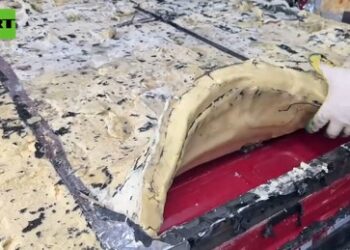 Mehr als halbe Tonne: Sprengstoff-Schmuggel an der Grenze zu Weißrussland gestoppt (Video)