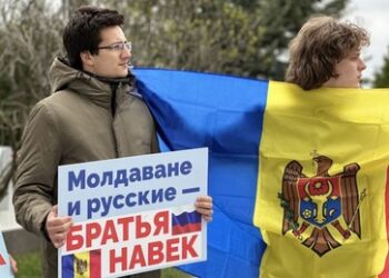Proteste gegen Ausweisung russischer Diplomaten in Chișinău