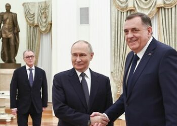 Putin empfängt Milorad Dodik im Kreml