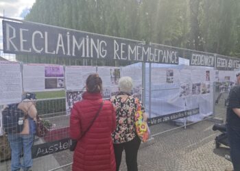 80. Jahrestag der Befreiung vom Faschismus am sowjetischen Ehrenmal im Treptower Park