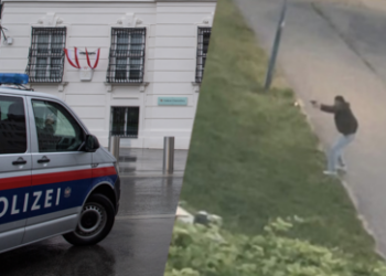 Mitten in Wien: Schüsse, "Allahu Akbar"-Rufe – Polizei fahndet nach flüchtigem Täter (Video)
