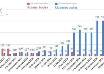 Vermisstenzahlen des Roten Kreuzes lassen auf hohe ukrainische Verluste schließen