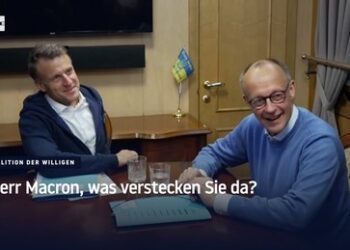 "Was verstecken Merz und Macron da?" – Soziale Netzwerke wundern sich über verstörendes Video