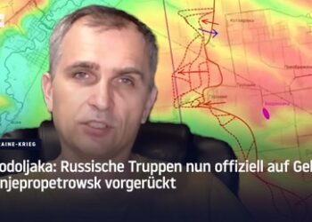 Podoljaka: Russische Truppen nun offiziell auf Gebiet Dnjepropetrowsk vorgerückt
