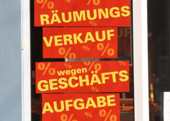 Unternehmenspleiten in Deutschland auf Zehnjahreshoch