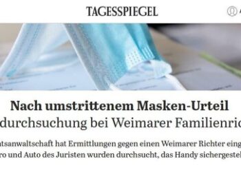 Bundesverfassungsgericht lehnt Beschwerde von "Masken-Richter" Dettmar ab