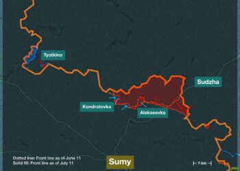 Russland lässt ukrainische Verteidigung an gesamter Frontlinie ausbluten