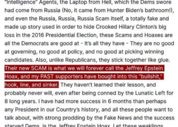 Trump verstört Anhänger: Nur "dumme Leute" interessieren sich für die Epstein-Akten