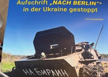 "Auf nach Berlin": FDP-Stiftung "begründet" mit Fake-Plakat russische Eroberungspläne