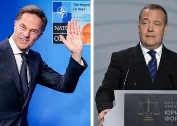 "Hat er zu viel Zauberpilze gegessen?" – Medwedew kontert Rutte