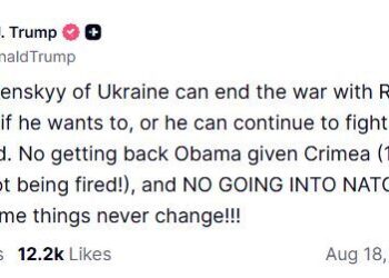 Trump: Selenskij könnte den Konflikt "sofort" beenden