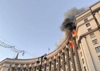 Gezielter Angriff auf Regierungssitz in Kiew? Moskau weist Vorwürfe zurück